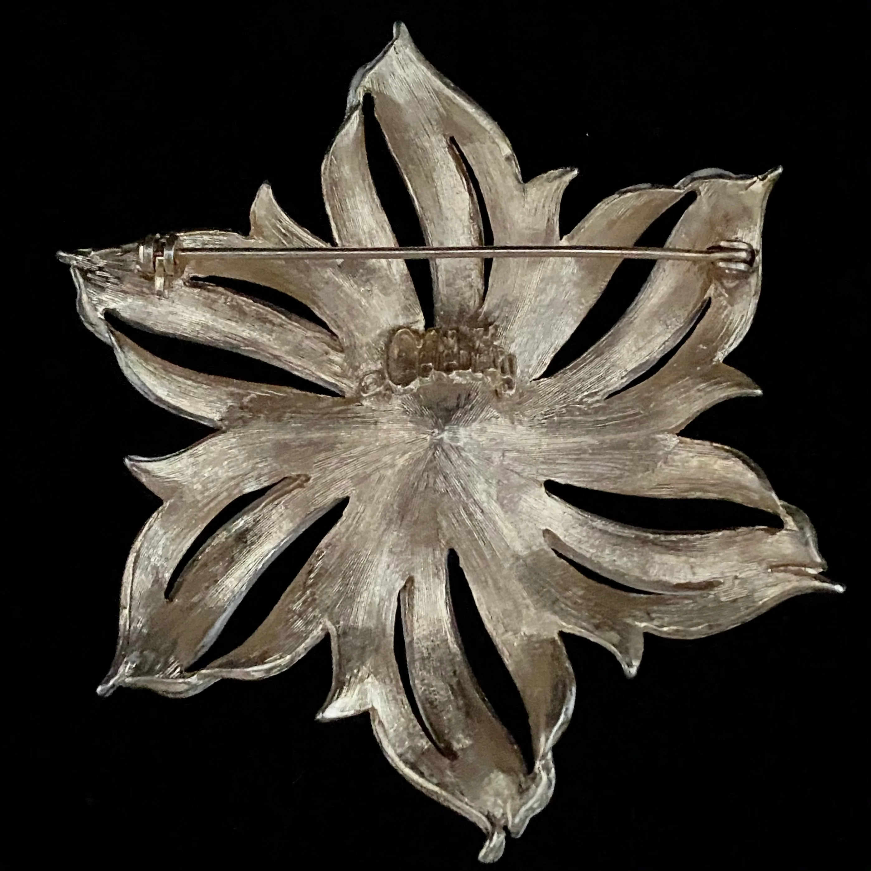 1960s Celebrity Flower Brooch In Original Box
