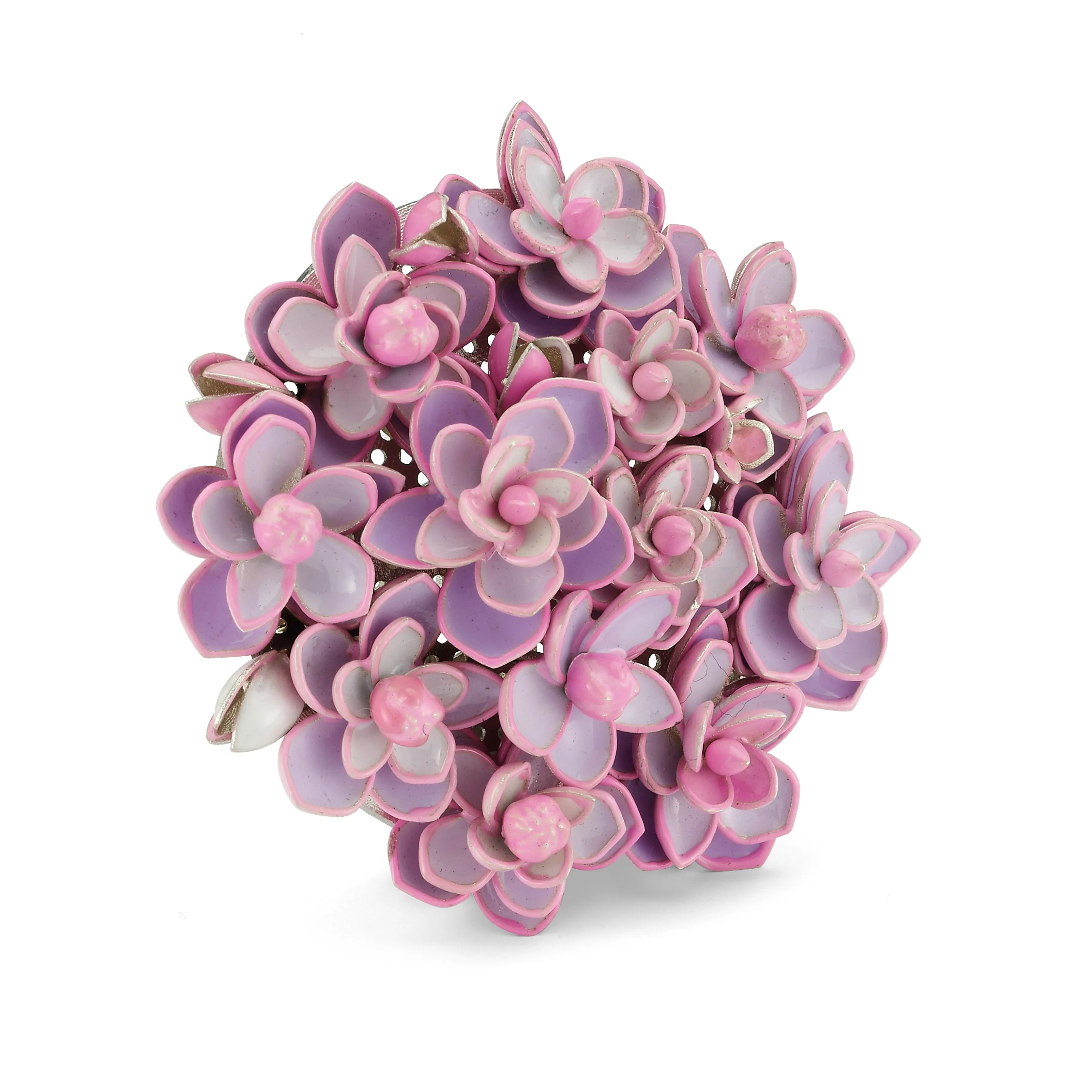 925 Silver Handmade Pink Dreams Brooch (Atelier)