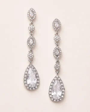 Amelia CZ Dangle Earrings