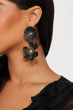 Anemone Earrings - Black