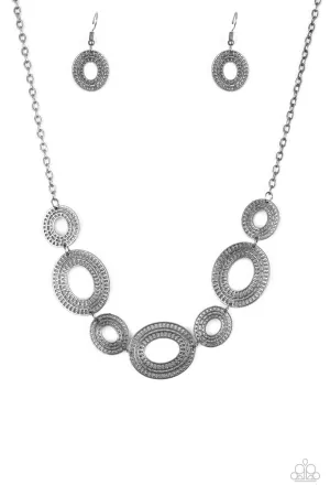 Basically Baltic Gunmetal Black Necklace - Paparazzi Accessories