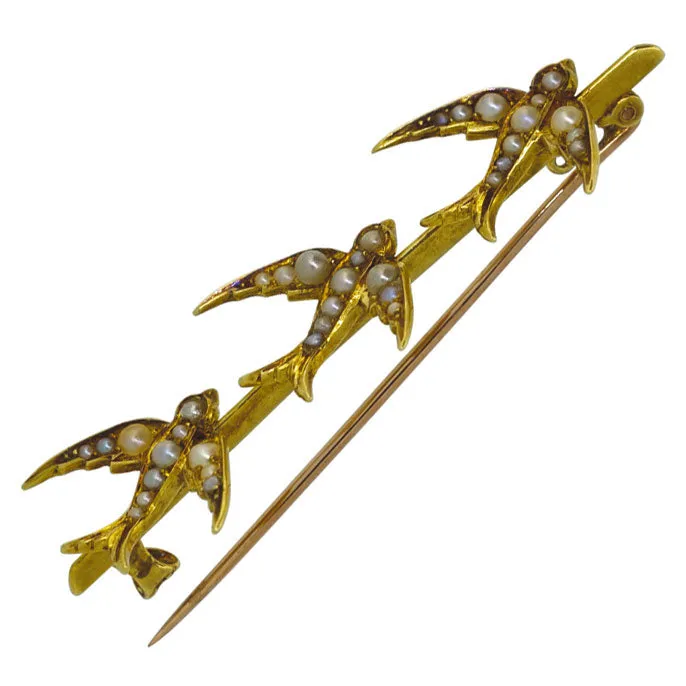 Bird Stock Pin
