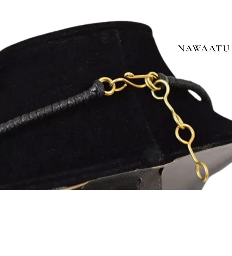Black Africa Map Necklace
