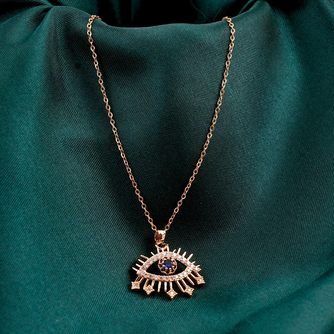 Blue Devil's Eye Necklace