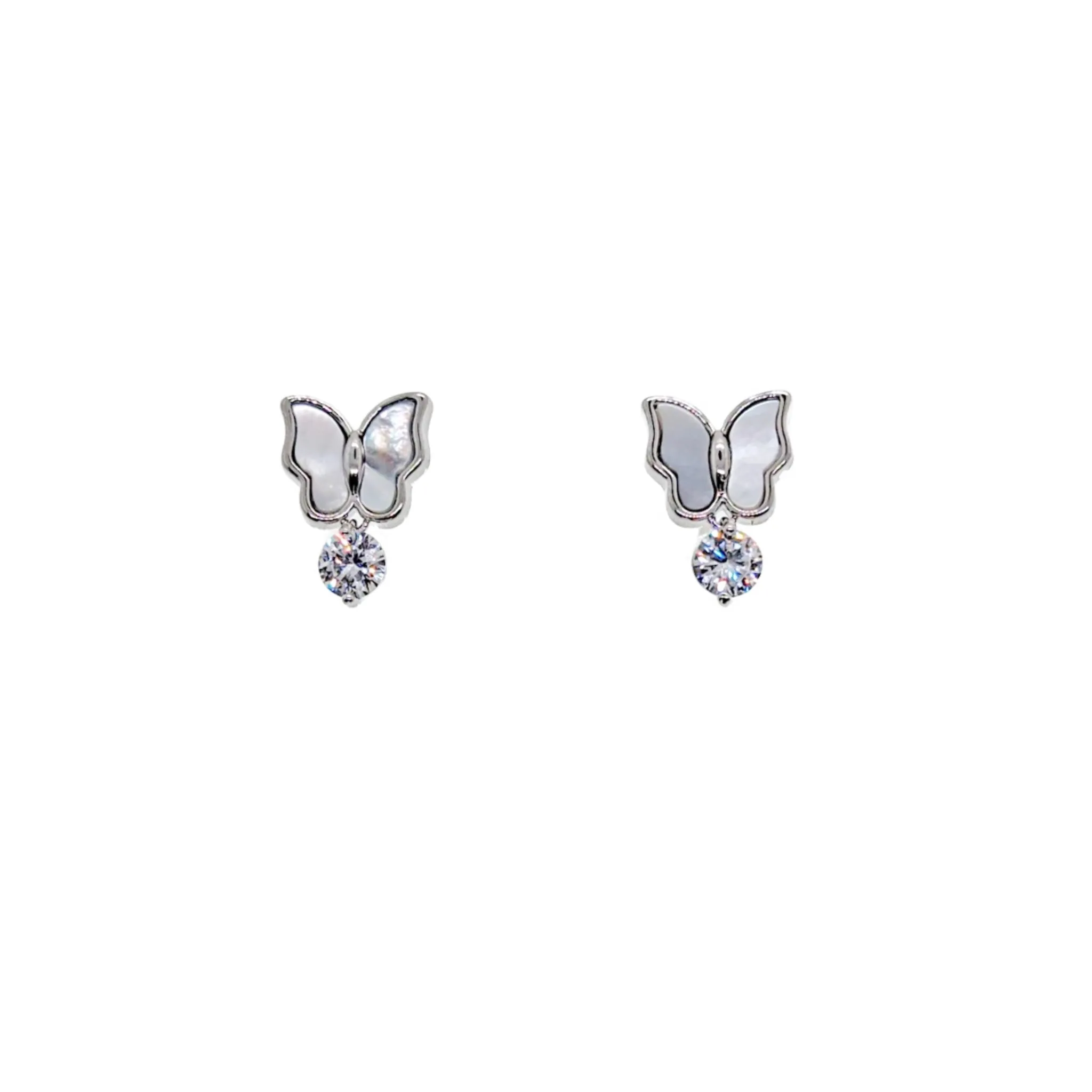 Butterfly Mother of Pearl Earrings