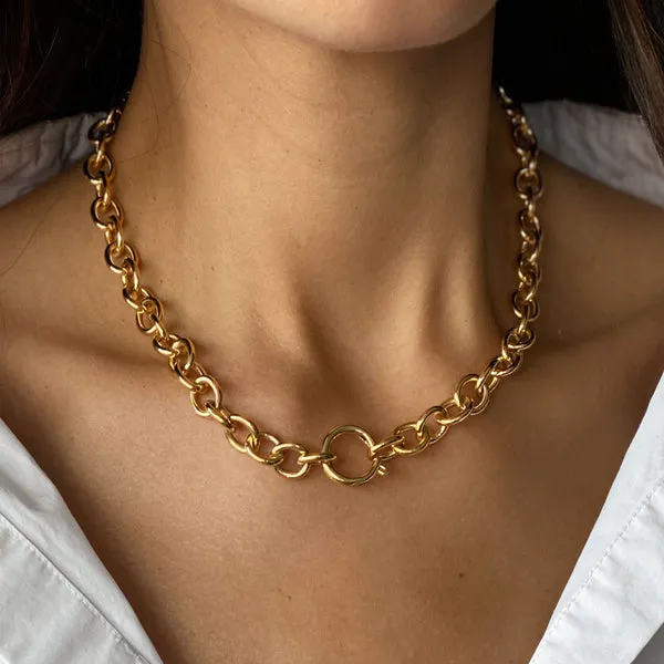 Chrissy - Link Choker Necklace