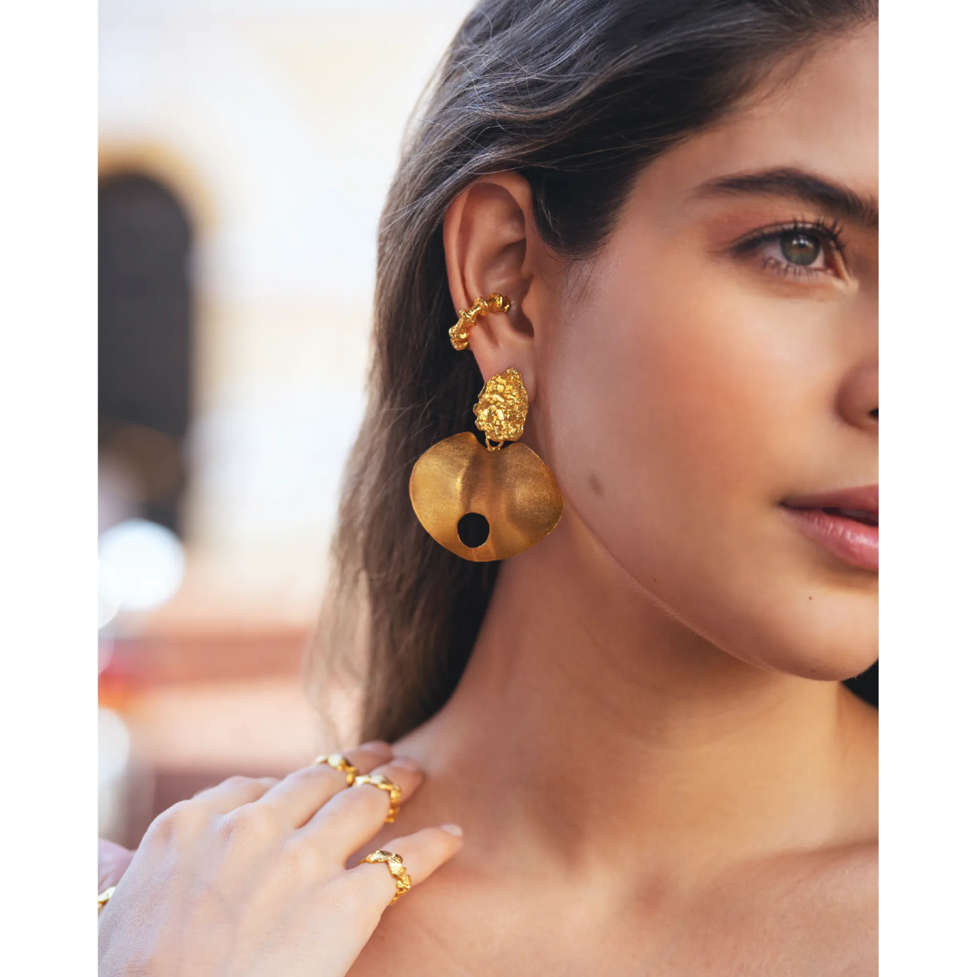 Circle of Life Earrings II