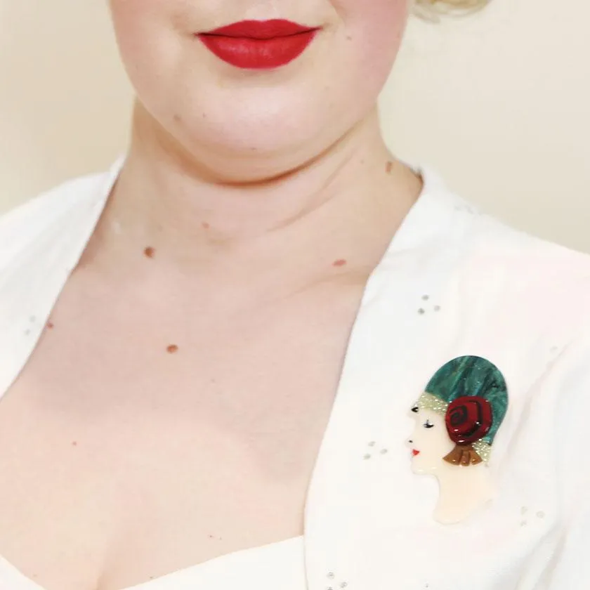 Clouche Couture Brooch