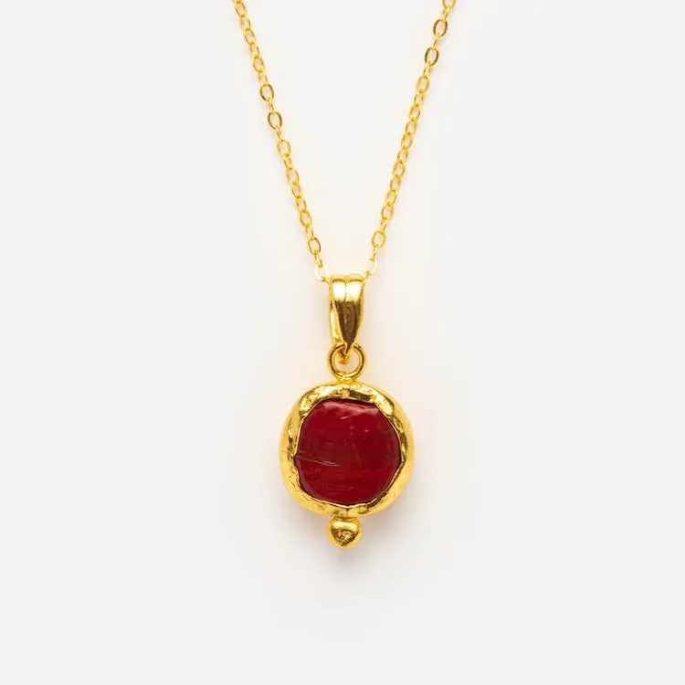 Cornicello Evil Eye Artisan Glass Pendant Necklace