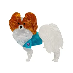 Erstwilder Brooch  Papillon en Bleu