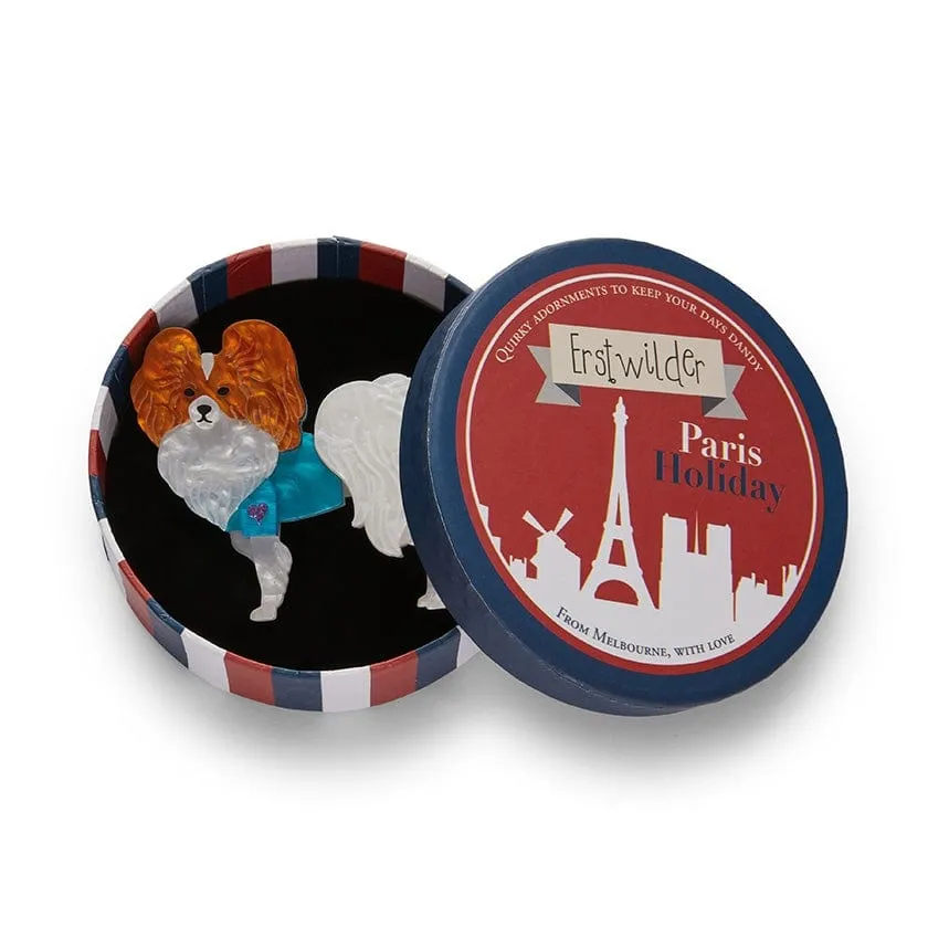 Erstwilder Brooch  Papillon en Bleu