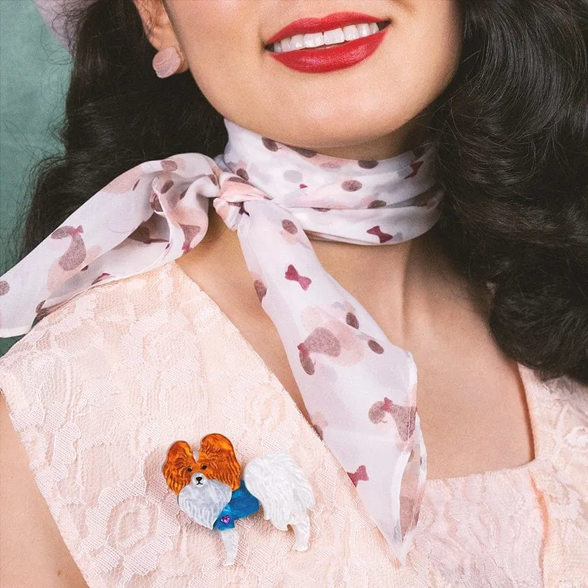 Erstwilder Brooch  Papillon en Bleu