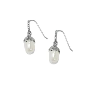 Everbloom Pearl Drop French Wire Earrings