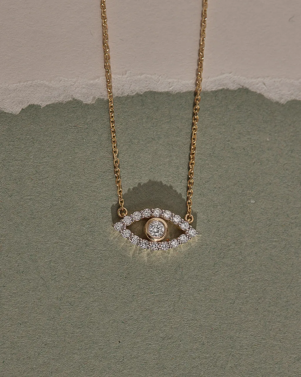 Evil Eye Diamond Necklace