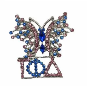 Gamma Phi Delta Sorority Inc. Butterfly Brooch