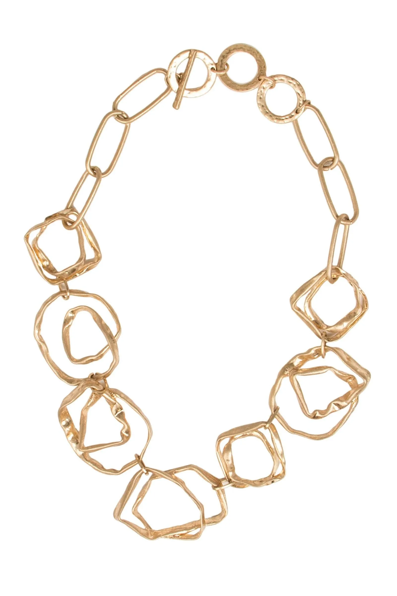 Hand Hewn Links Chain Necklace