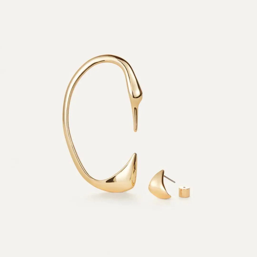 Lisieux Ear Cuff & Stud Set (Gold)