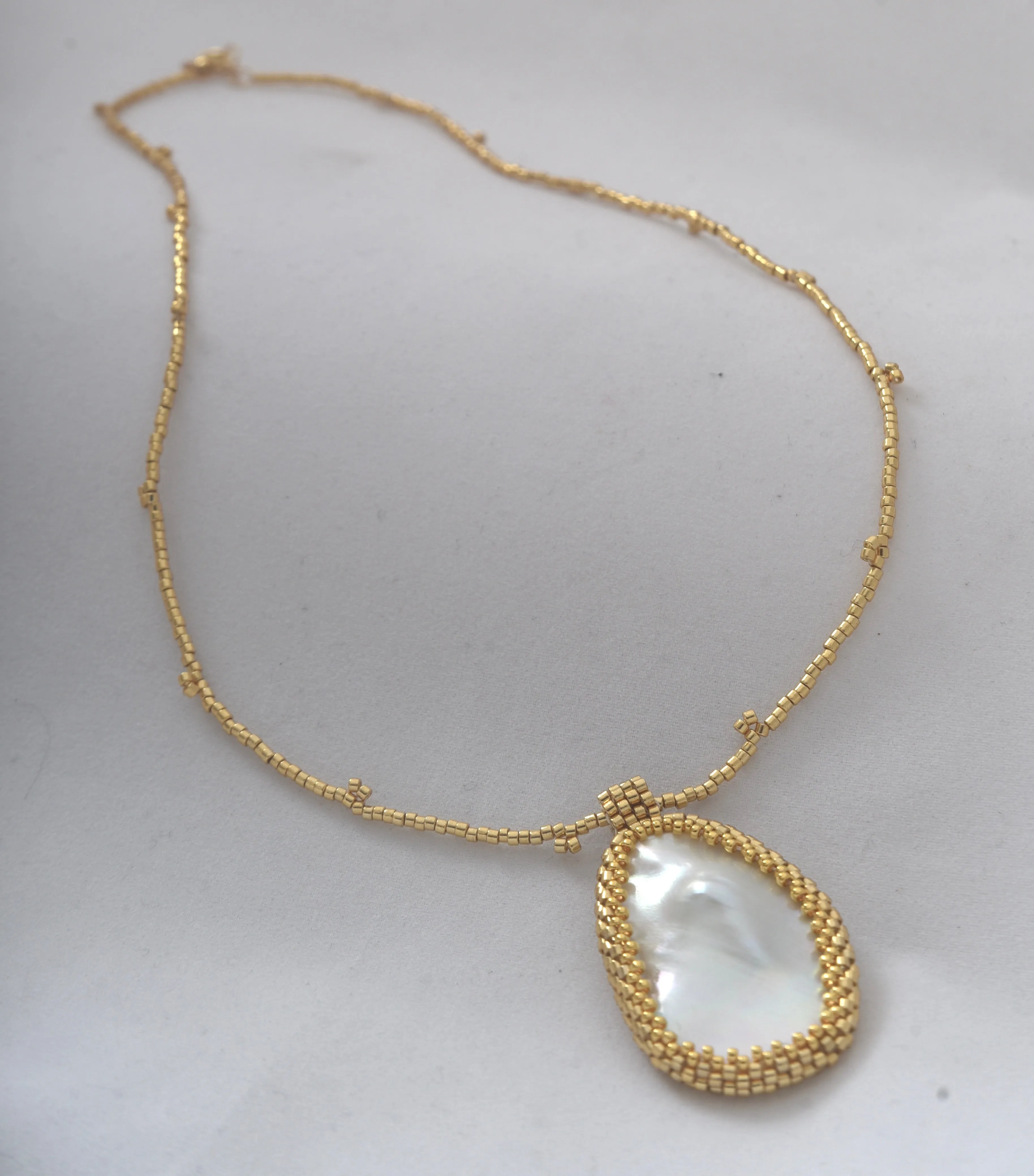 Mabe Pearl Statement Necklace