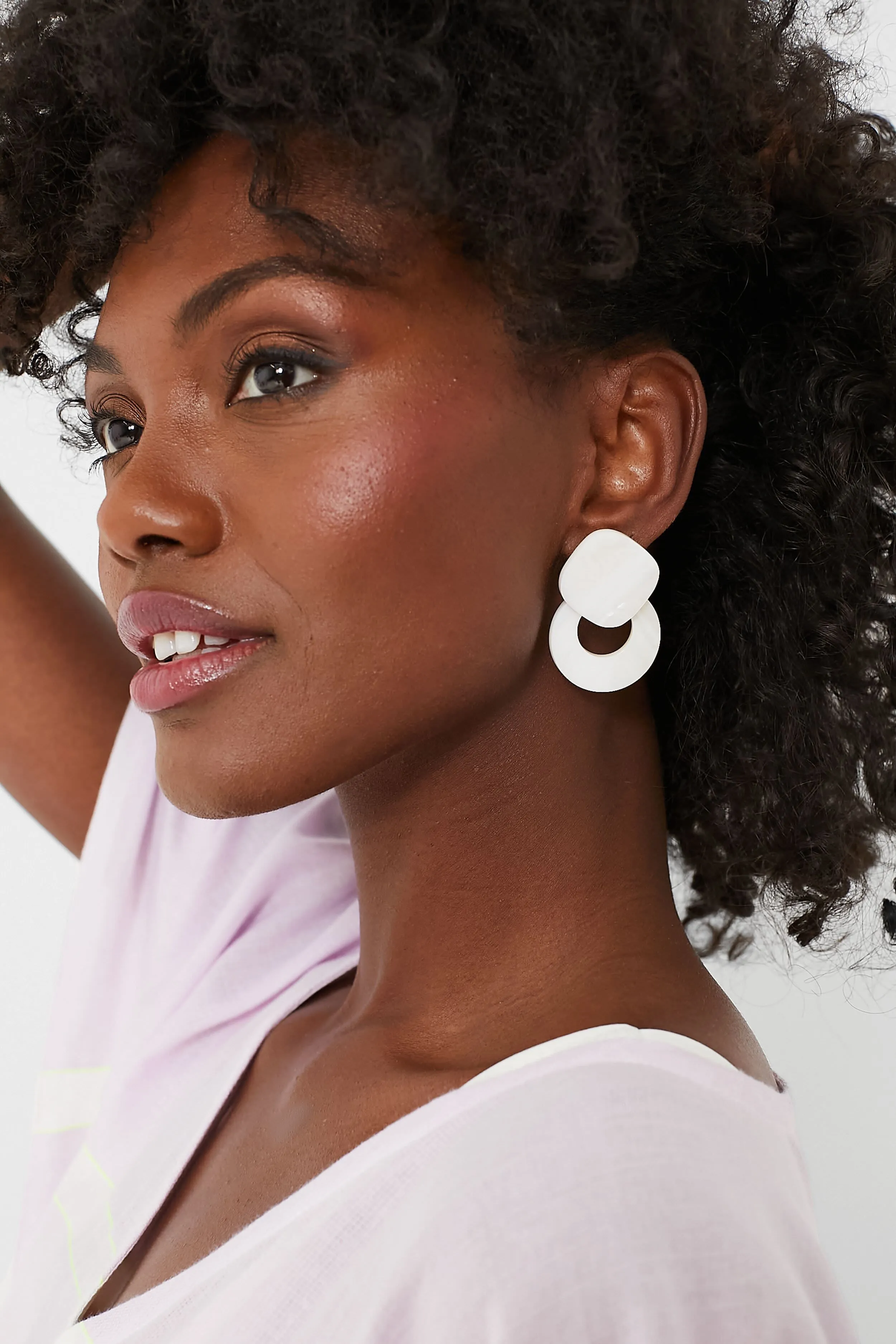 Mother of Pearl Rae Earrings