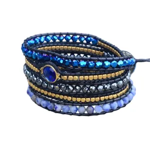 New Vegan Non-leather Natural Stone Bracelet