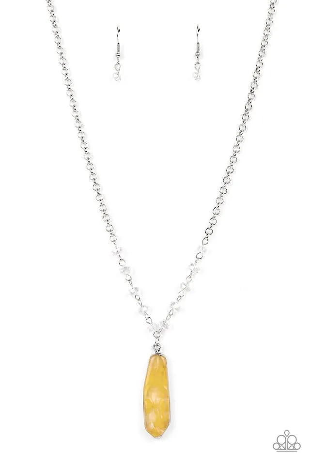 Paparazzi Necklace ~ Magical Remedy - Yellow