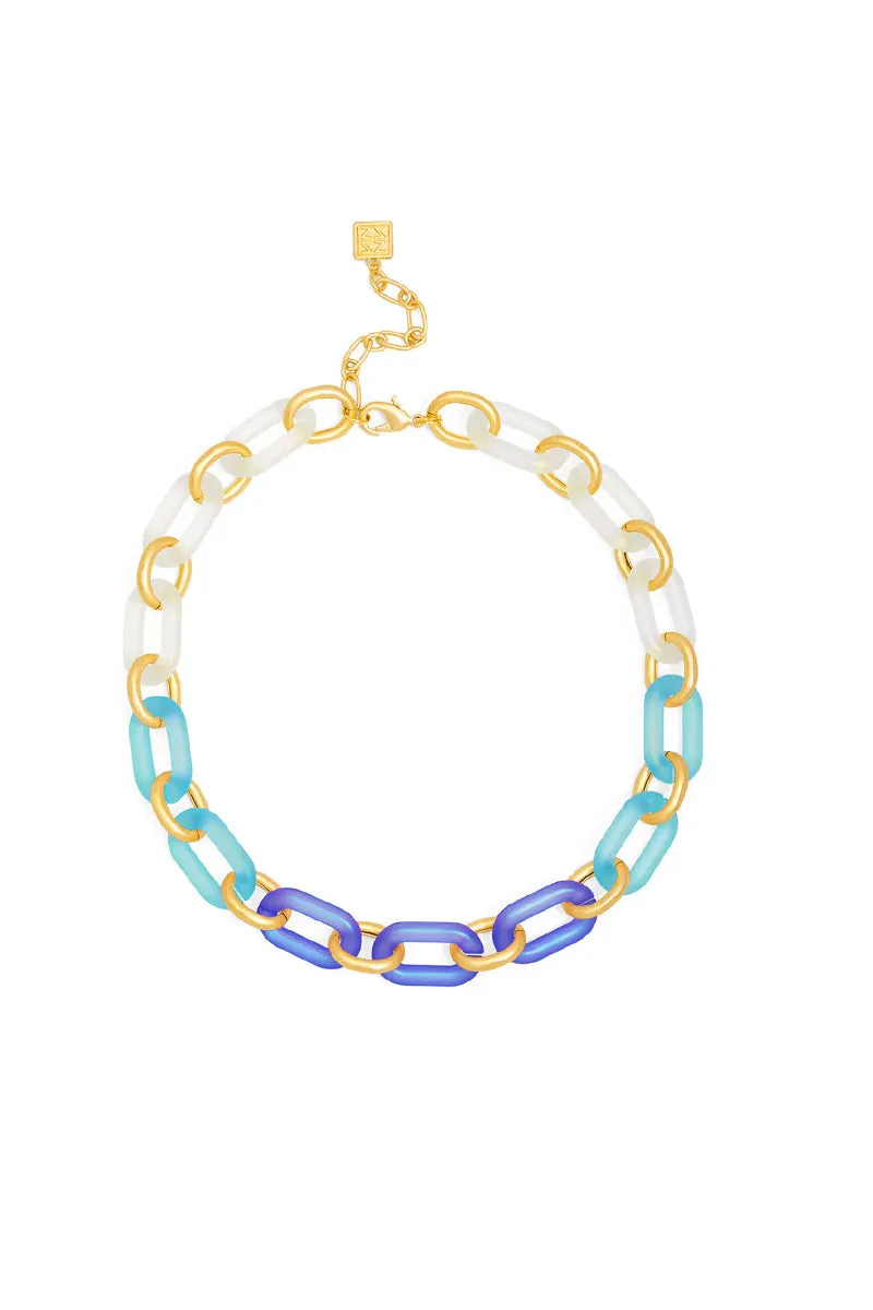 Resin Link Collar Necklace