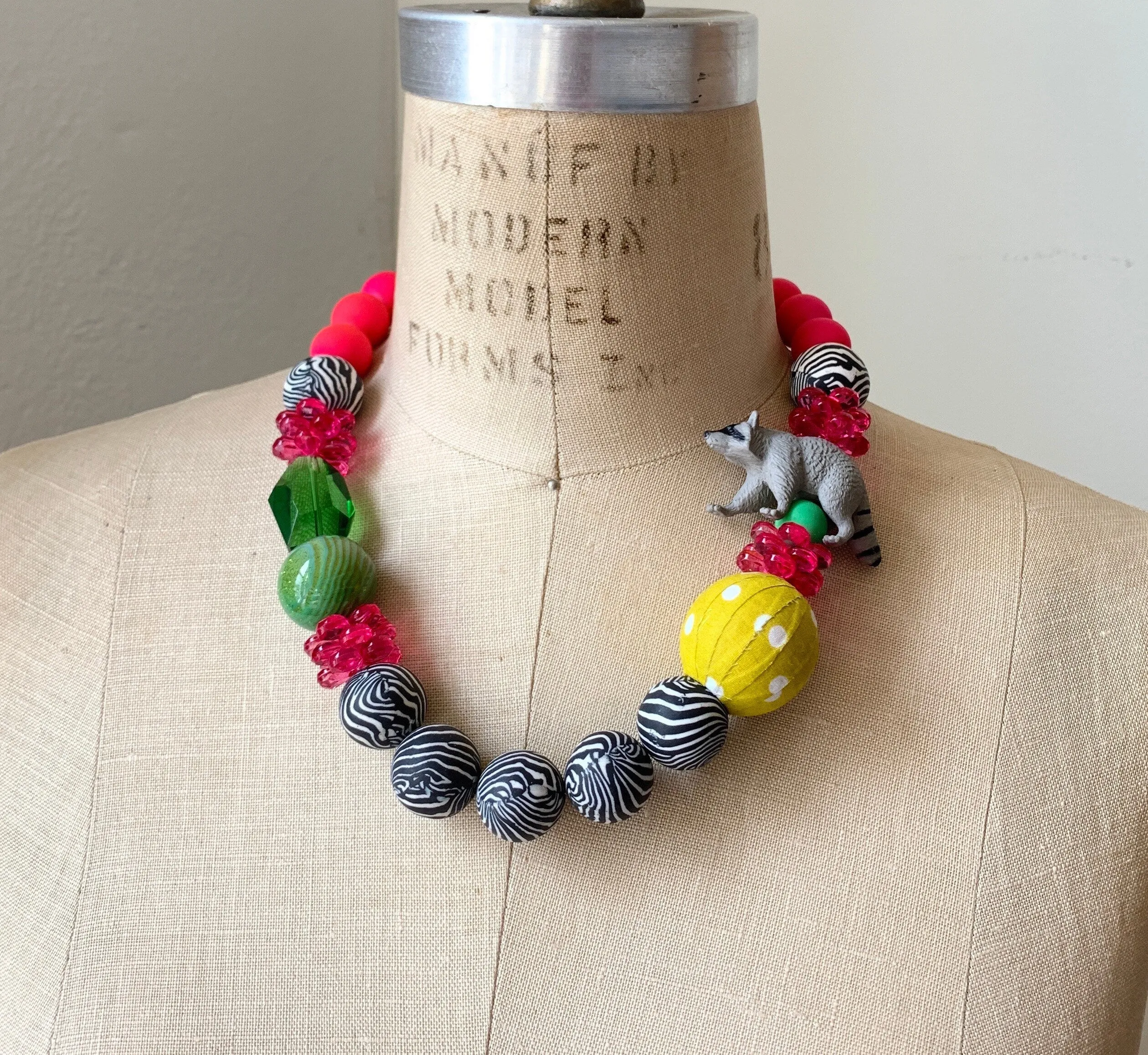 Rocky Raccoon Statement Necklace