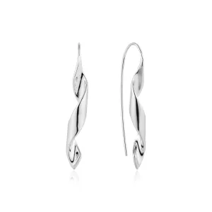 Silver Helix Hook Earrings