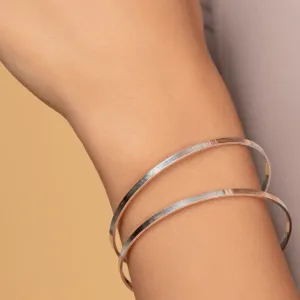 Sleek 925 Sterling Silver Bangles