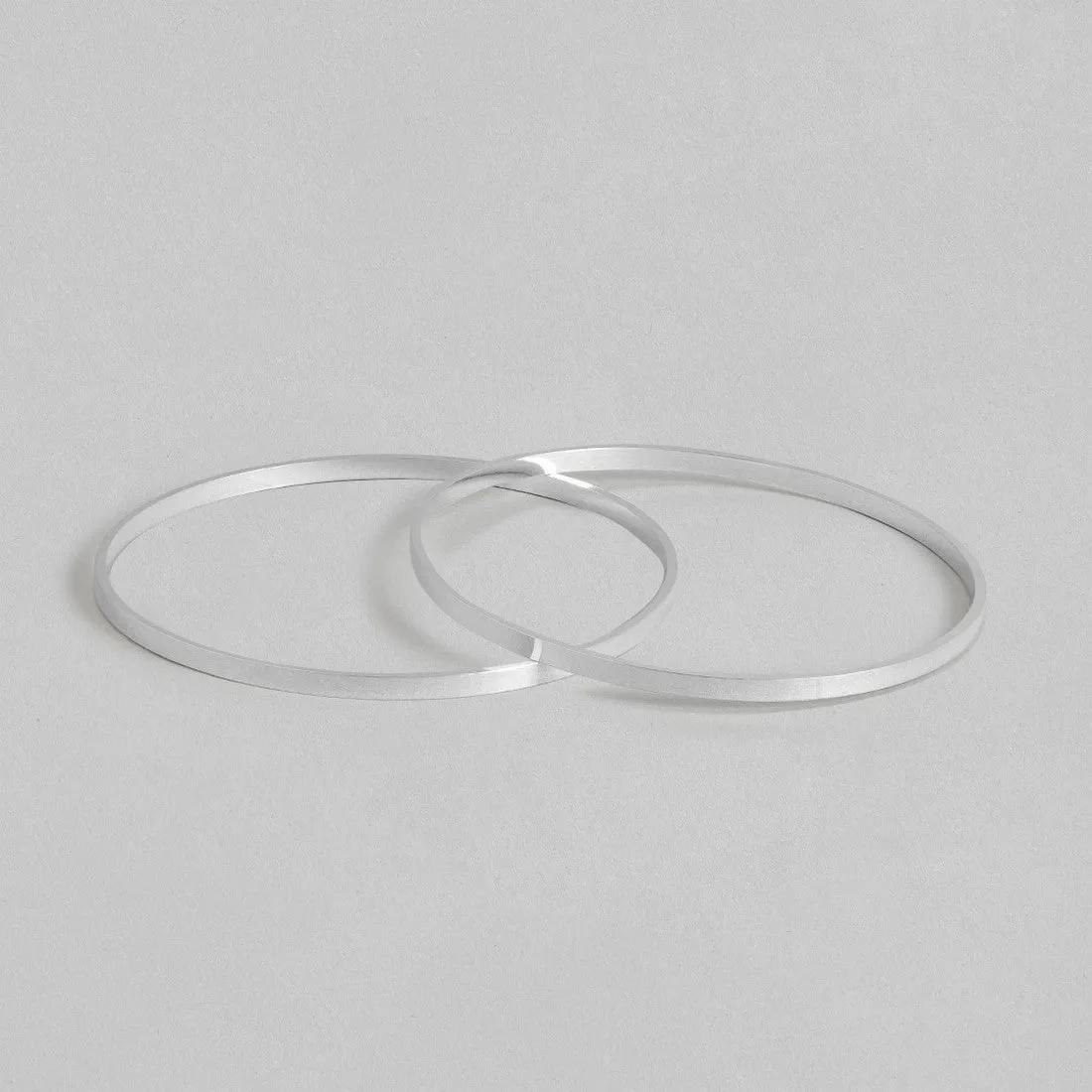 Sleek 925 Sterling Silver Bangles