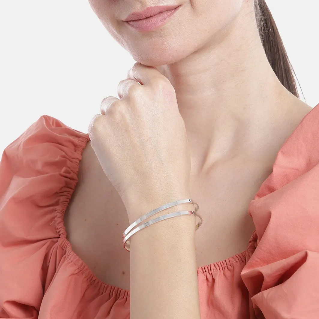 Sleek 925 Sterling Silver Bangles