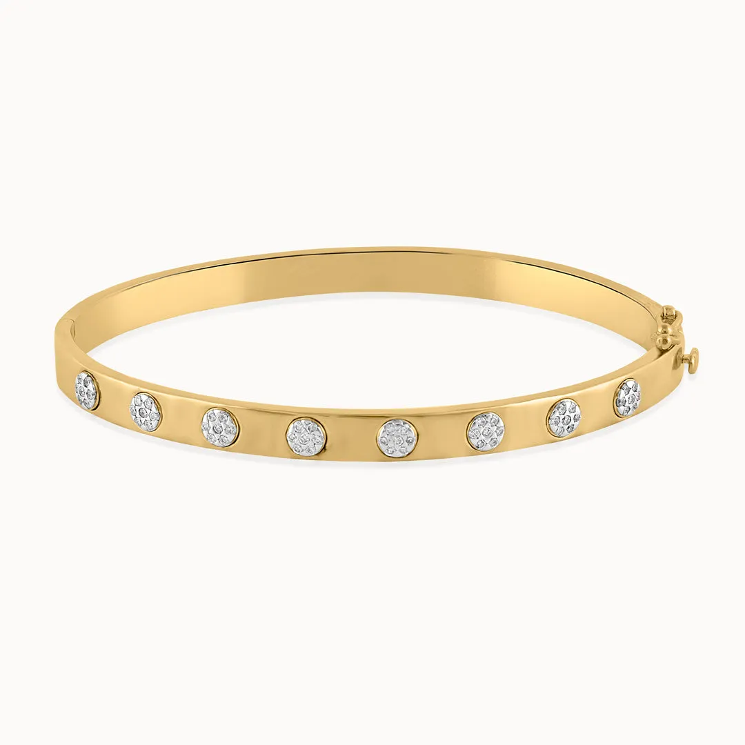 Station Diamond Oval Bracelet