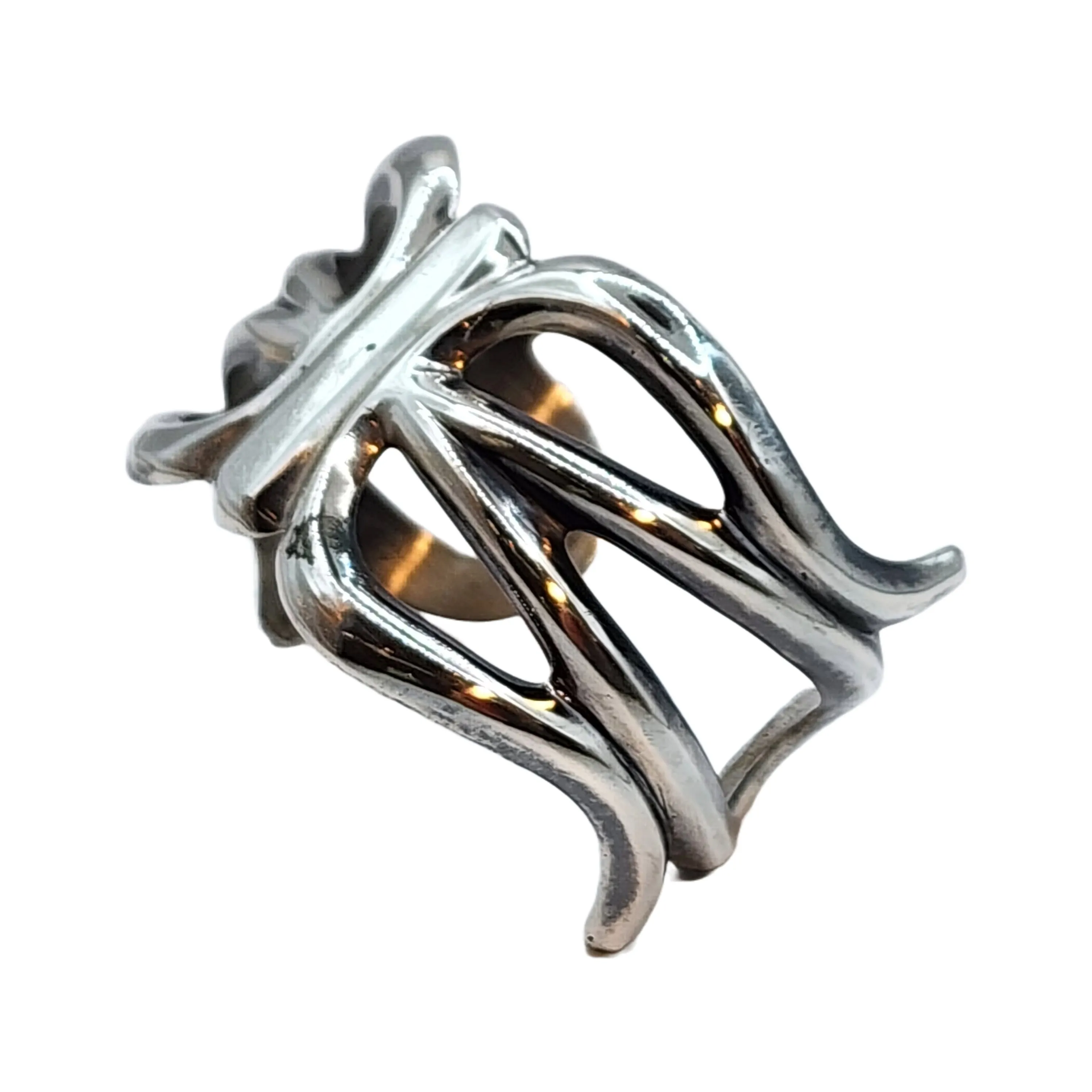 Sterling Silver Navajo Butterfly Bracelet