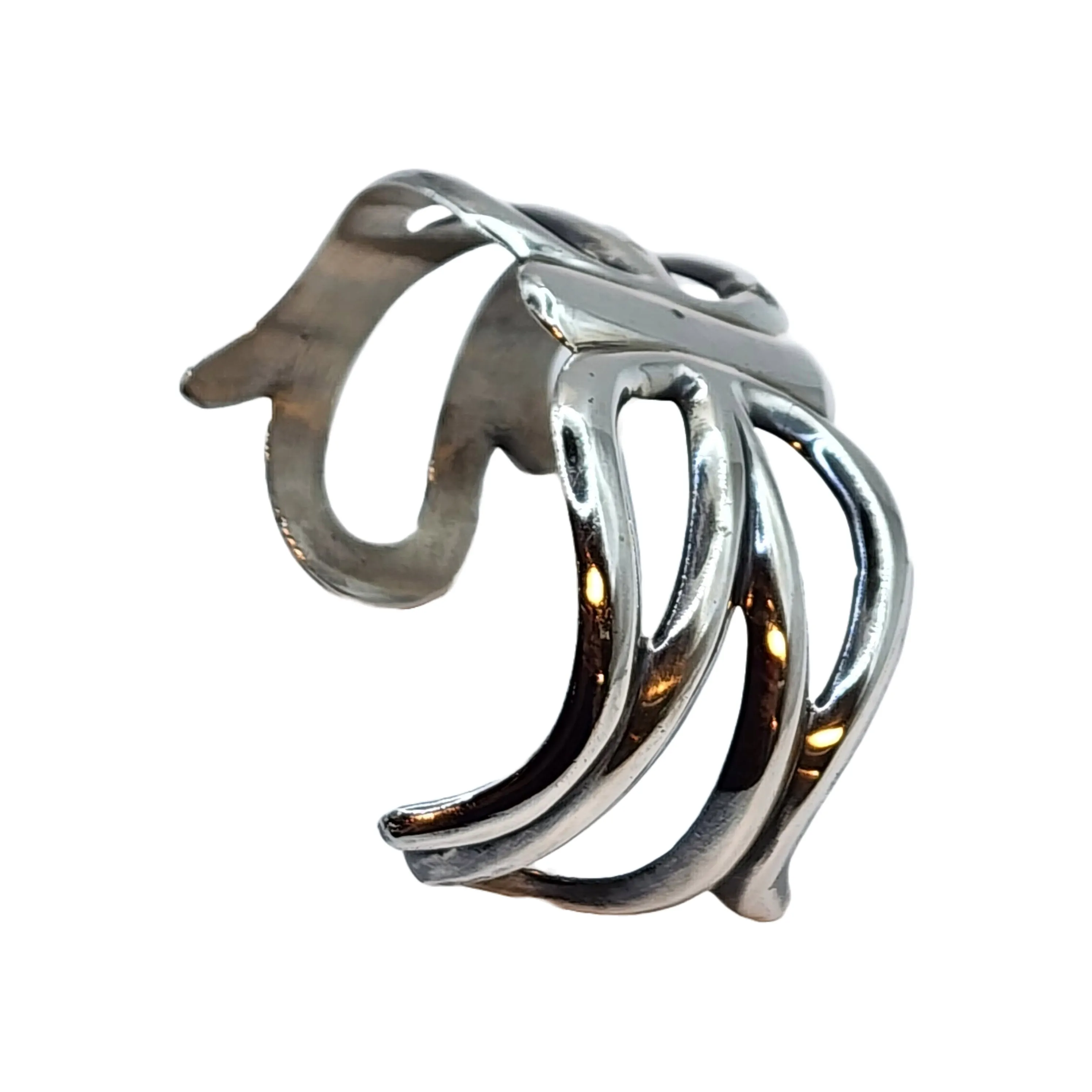 Sterling Silver Navajo Butterfly Bracelet