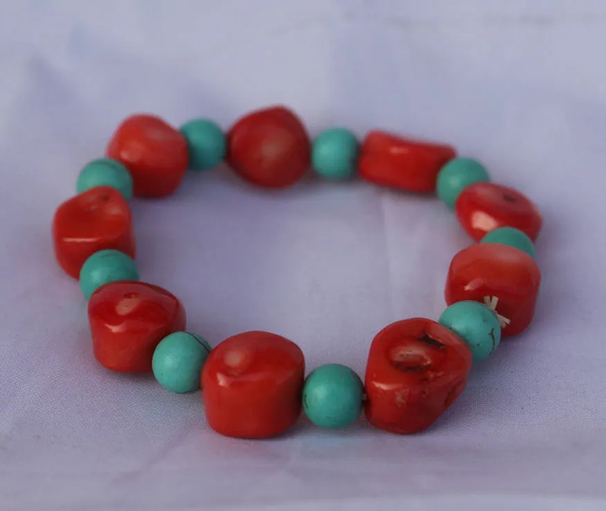 Stretchable Coral Bracelet