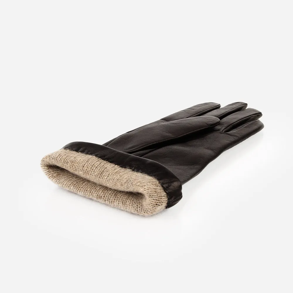 The Sleek Leather Glove Chestnut