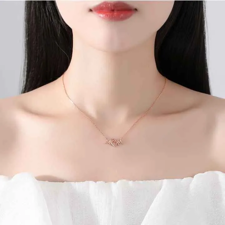 Trendy Dainty Sterling Silver Elegant-قلادة أنيقة عصرية
