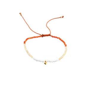 Vama | Moj Bracelet | Metal-Sterling Silver | Stone-Red Onyx | Finish-Shiny