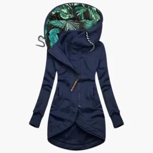 Veronica  Asymmetrical Zip Hoodie