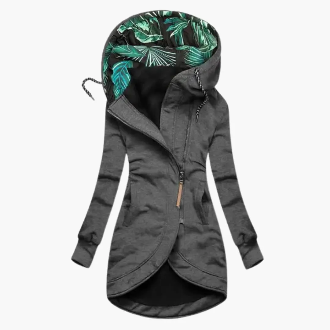 Veronica  Asymmetrical Zip Hoodie