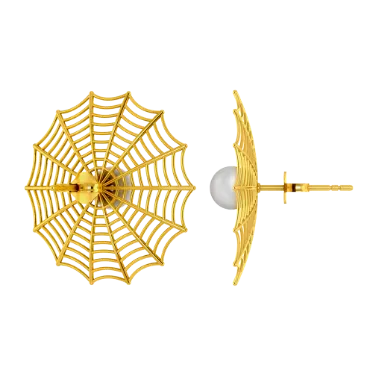 Webby Gold Earrings