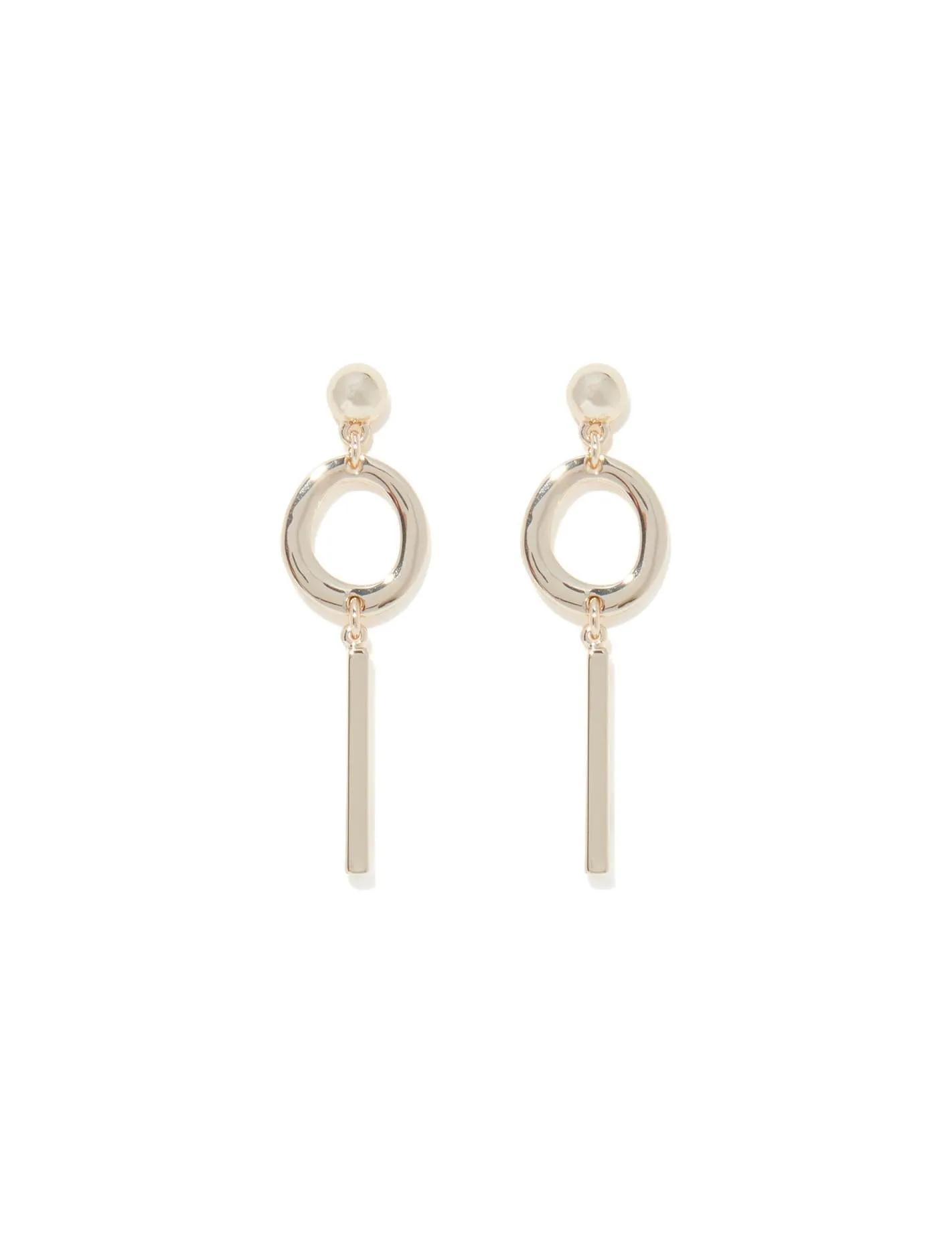 Whitney Ring & Bar Drop Earrings