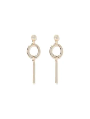 Whitney Ring & Bar Drop Earrings