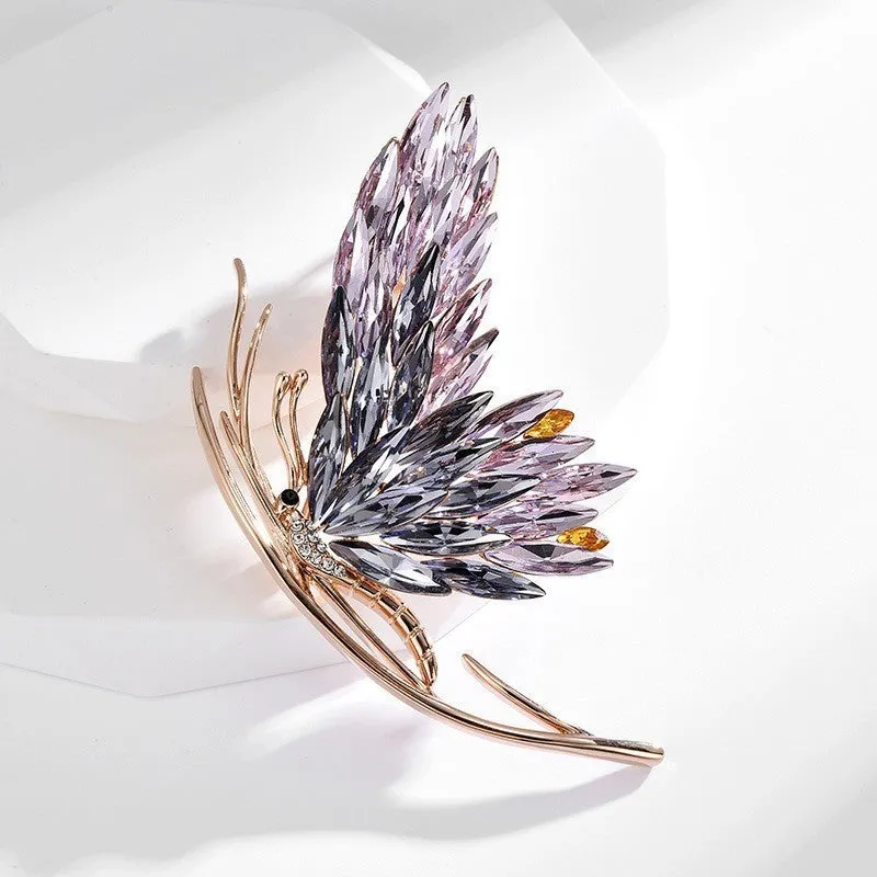 Women's Fashionable Butterfly Brooch Corsage Accessories