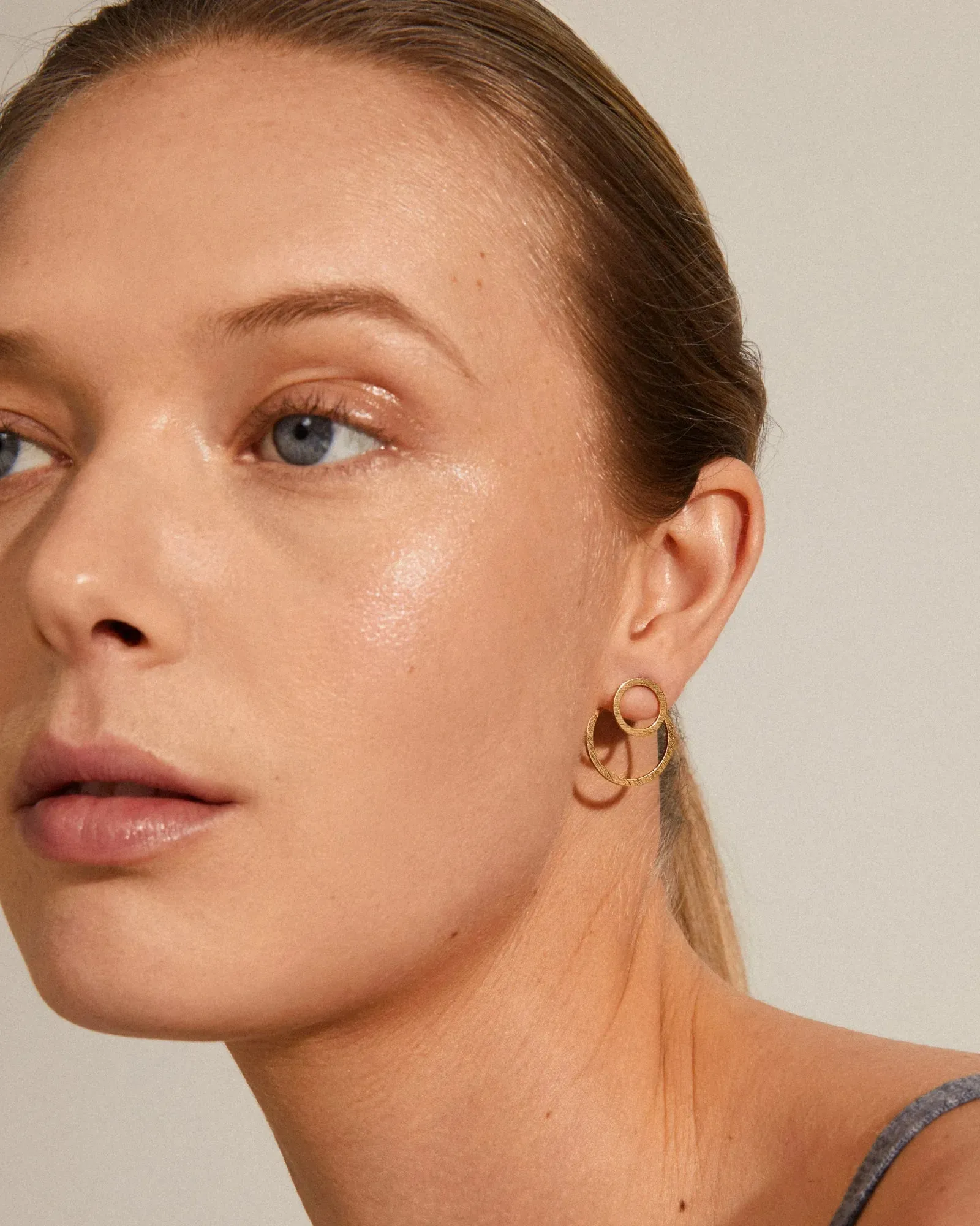 ZOOEY Recycled 2-in-1 Earrings - Gold Plated